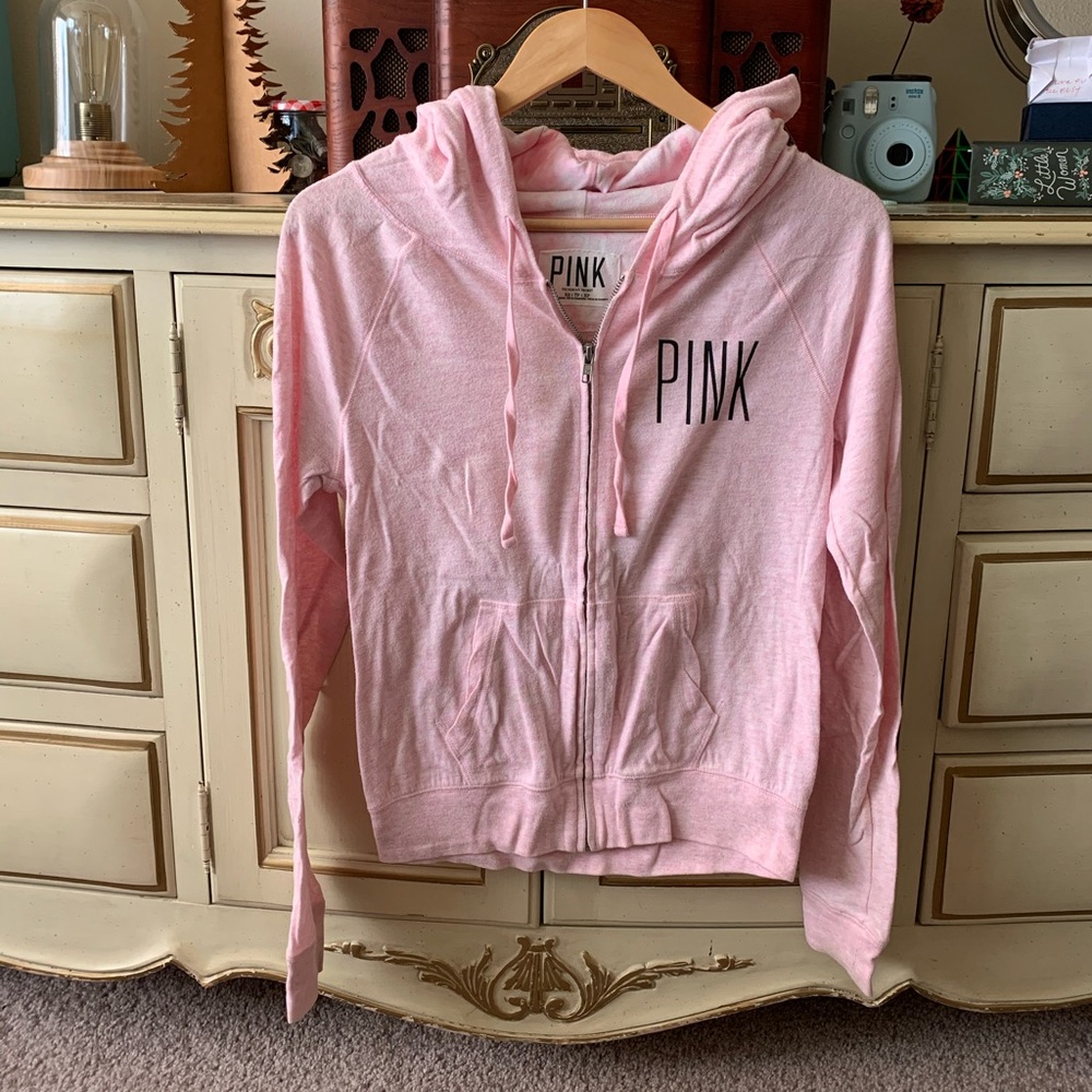 PINK Zip-up Hoodie - Picture 1 of 3